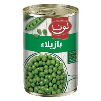 Luna Green Peas Tin 380 Gm