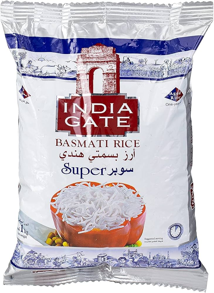 India Gate Super Basmati White Rice 1 Kg