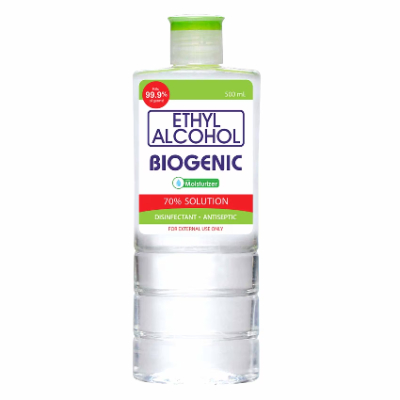 BIOGENIC ETHYL ALCOHOL 70%, 500ML