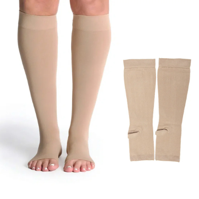 Socks Varicose Pair Beige Ag-l