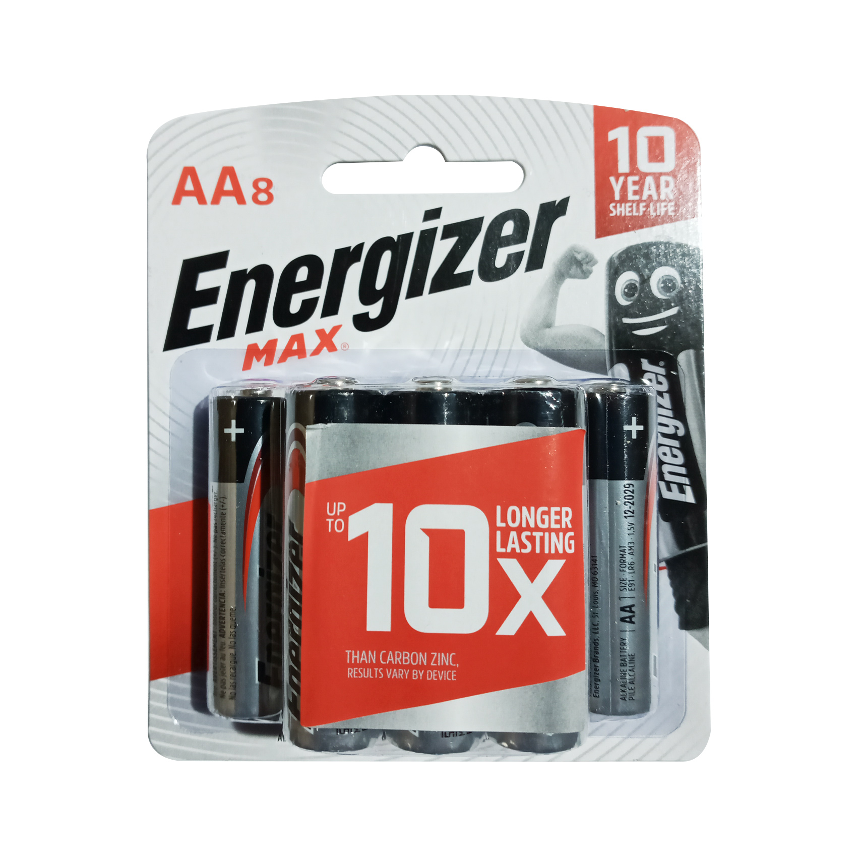 Energizer Max Alkaline Battery Bp8 Aa