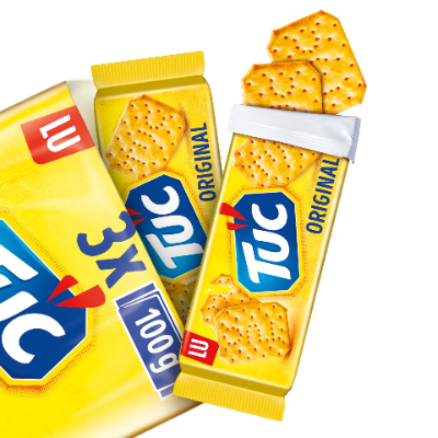 TUC ORIGINAL CRACKERS PACK, 3X100G