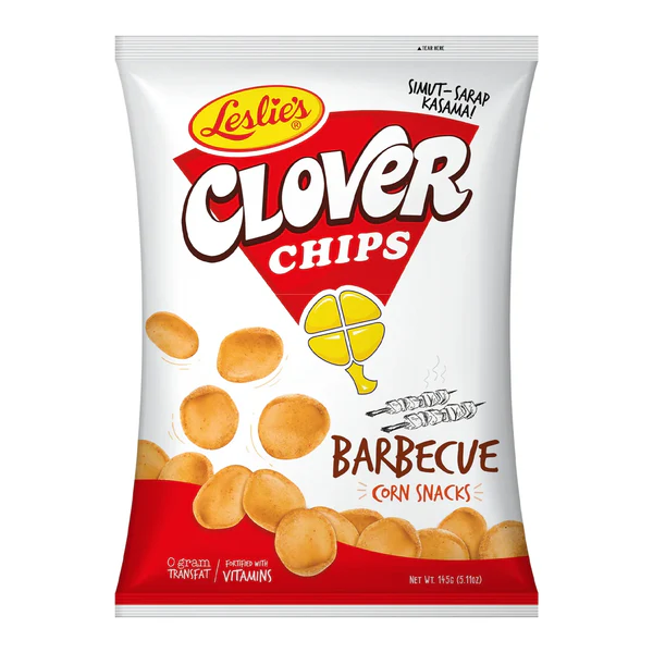 Leslie's Chips Clover Barbeque 145gm