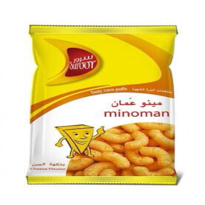 Suroor Minoman Cheese Corn Puffs, 80gm