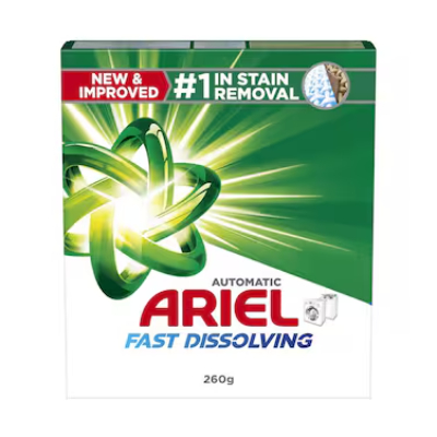 Ariel Automatic Ls Original Powder Detergent Box, 260gm