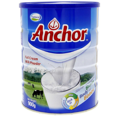 Anchor Fortified Full Cream Milk Powder From Grass Fed Cows, 900gm