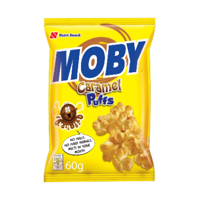 Moby Caramel Puffs, 60gm