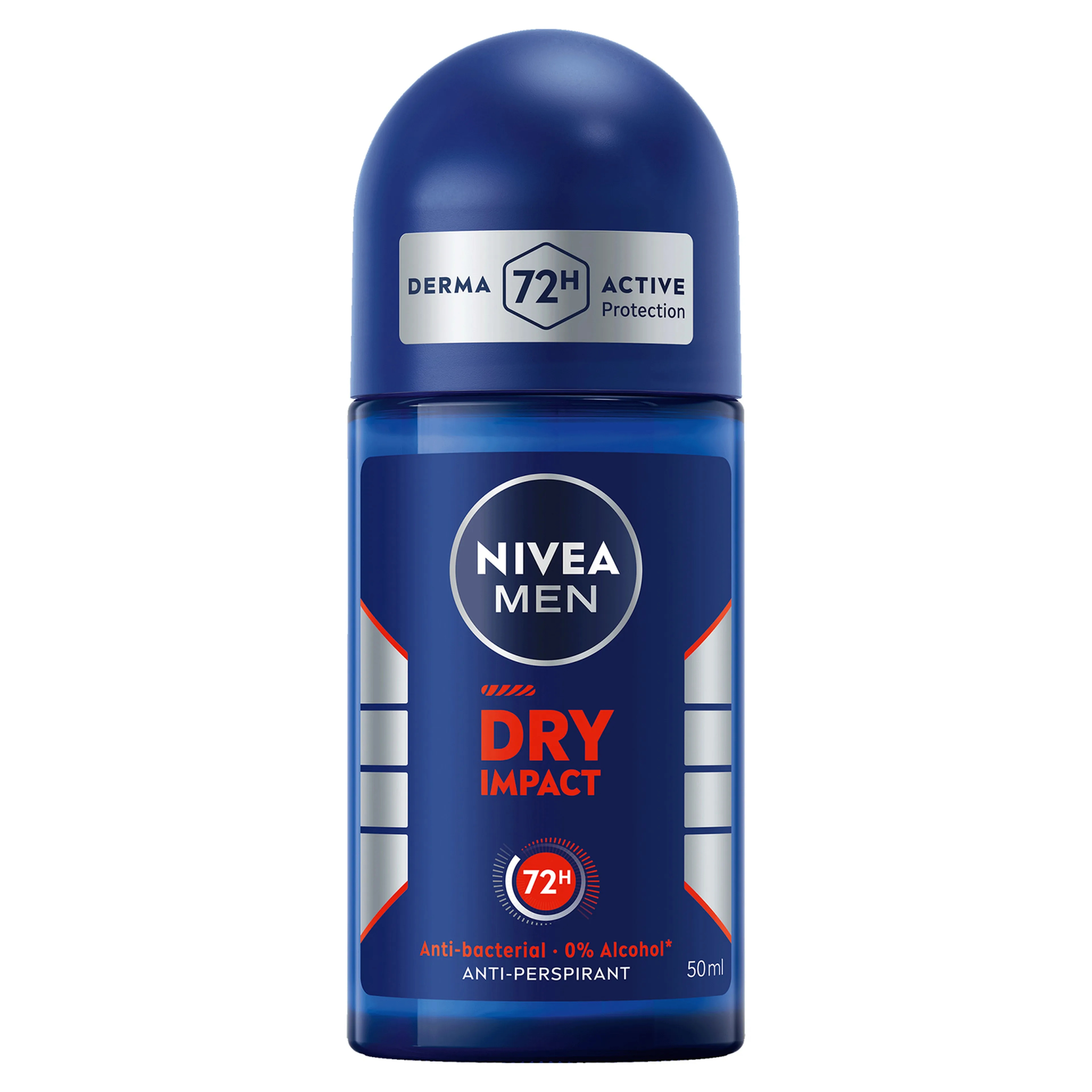 Nivea Dry Impact Antiperspirant Deodorant Roll-on for Men, 50ML