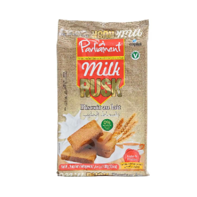 Parliament Milk Rusks - GMO Free, Trans Fat Free, Vegetarian 300 GM