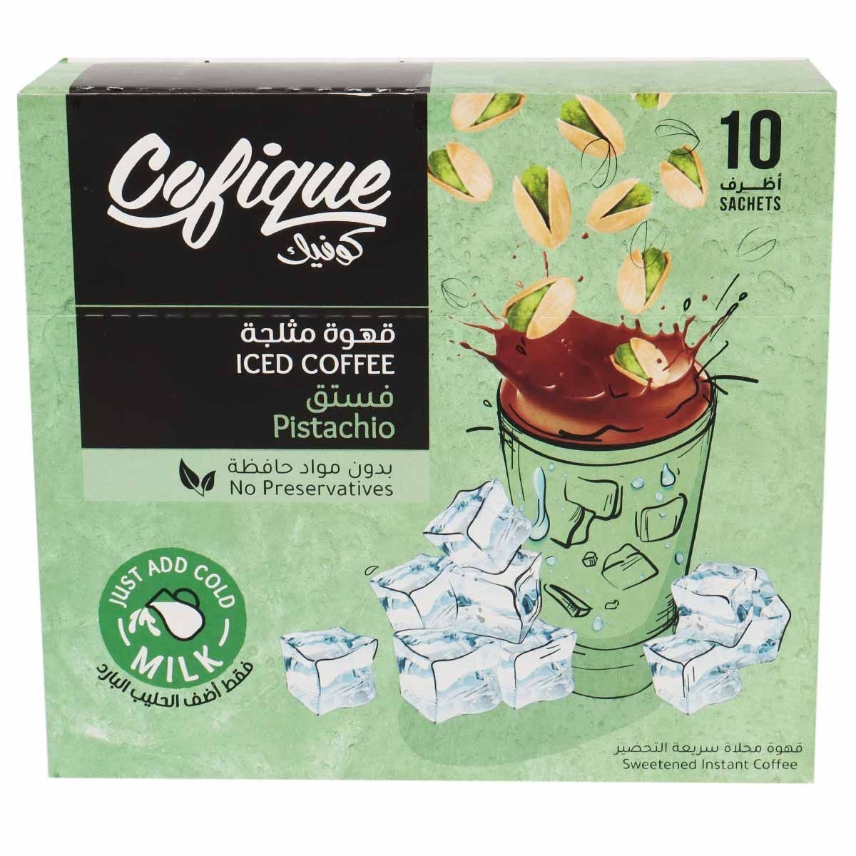 Cofique Coffee ICE Pistachio, 10x24gm