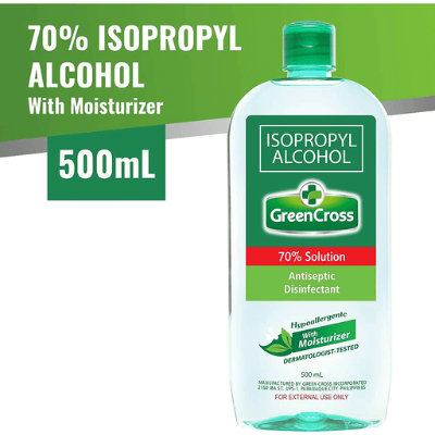 Green Cross Isopropyl Alcohol 70% With Moisturizer 500ML