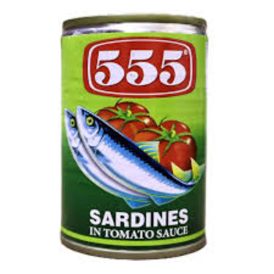 555 Sardine in Tomato Sauce Regular 155 Gm