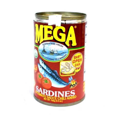 Mega Sardines Tomato Chlilly 155 GM