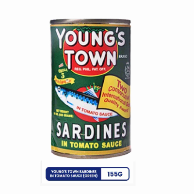 Youngs  Town Sardines  in Tomato Sauce 155 Gm
