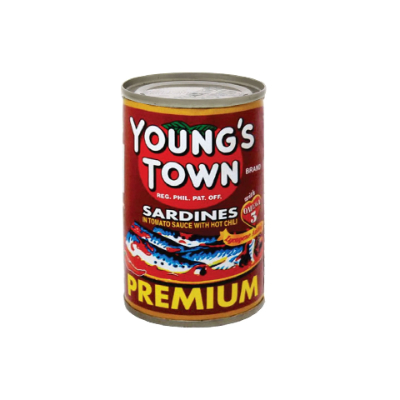 Young's Town Sardines in Tomato Sauce With Chili, 155 GM