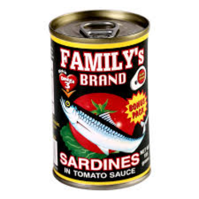 Family Sardines in Tomato Sauce Bp 155GM