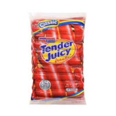 PUREFOODS TENDER JUICY FRANKS CLASSIC, 1KG