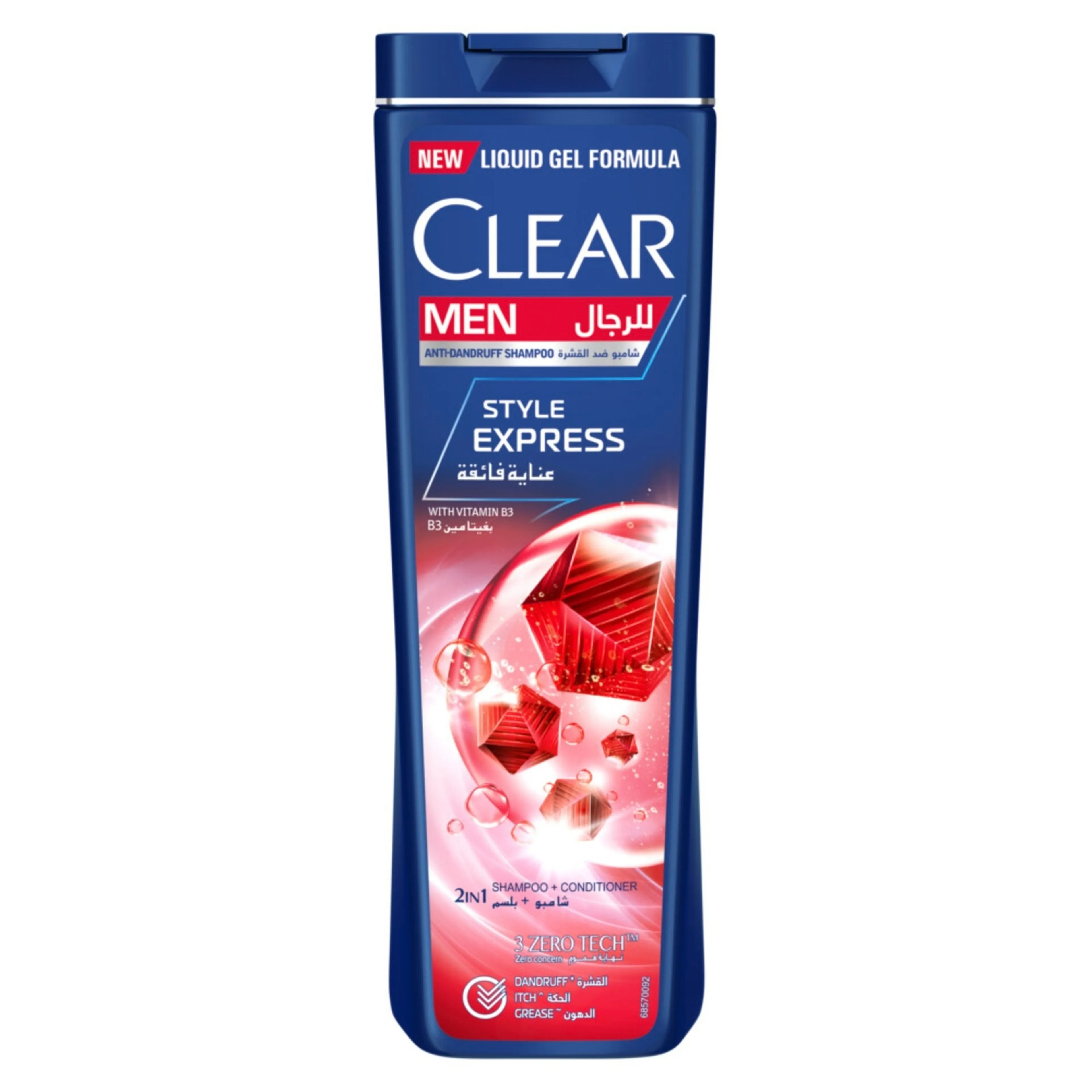 Clear Men Style Express 2 in 1 Shampoo & Conditioner, 400ML