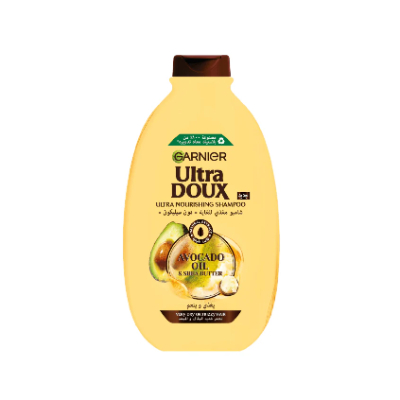 GARNIER ULTRA DOUX WITH AVOCADO OIL & SHEA BUTTER SHAMPOO, 600ML