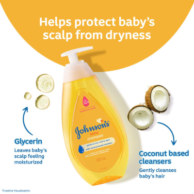 JOHNSON'S BABY SHAMPOO, 300ML