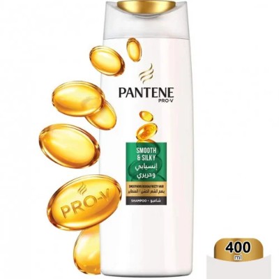 PANTENE PRO-V SMOOTH & SILKY SHAMPOO, 400ML