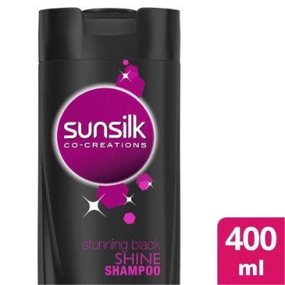 SUNSILK BLACK SHINE SHAMPOO, 400ML