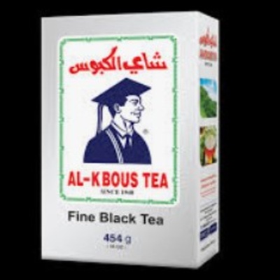AL-KBOUS TEA FINE BLACK TEA POWDER BOX, 454G