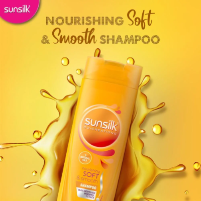 SUNSILK SOFT & SMOOTH SHAMPOO, 400ML
