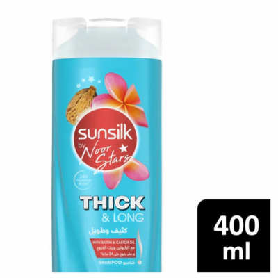 SUNSILK THICK & LONG SHAMPOO, 400ML