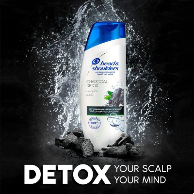 HEAD & SHOULDERS SCALP DETOX SHAMPOO, 400ML