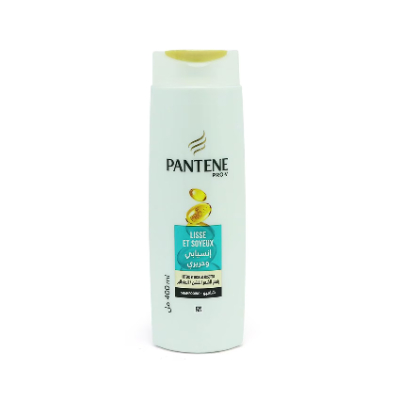 PANTENE LISSE ET SOYEUX SHAMPOO, 2X400ML