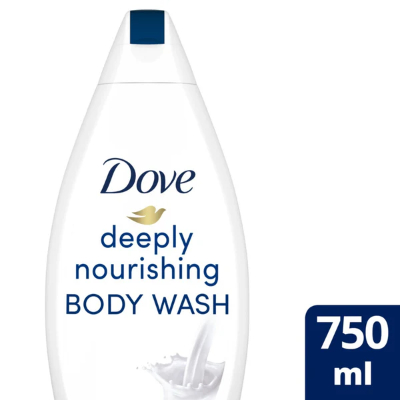 DOVE DEEP NOURISHMENT BODY WASH, 750ML