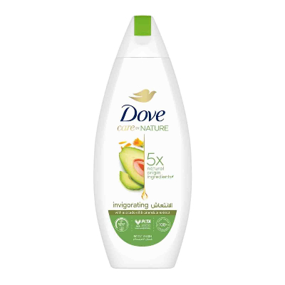 DOVE INVIGORATING RITUAL WITH AVOCADO OIL BODY WASH, 500ML