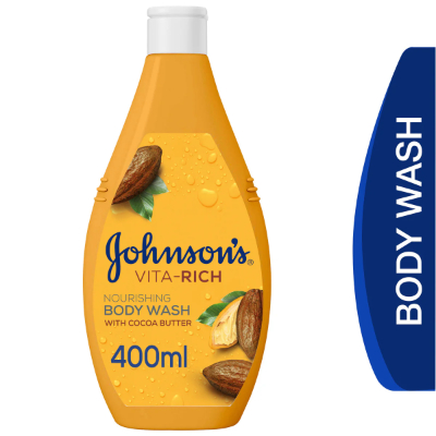 JOHNSON'S BODY WASH VITA RICH COCOA BUTTER 400 ML