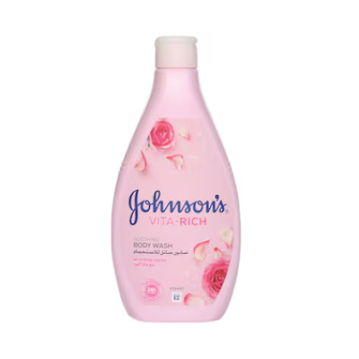 Johnson's Body Wash Vita Rich Rose Water Sooth 400 ML
