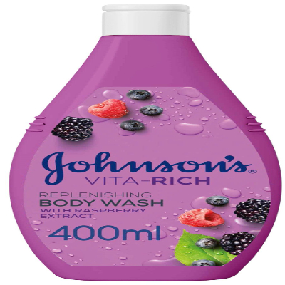 JOHNSON'S VITA RICH RASPBERRY EXTRACT BODY WASH 400 ML