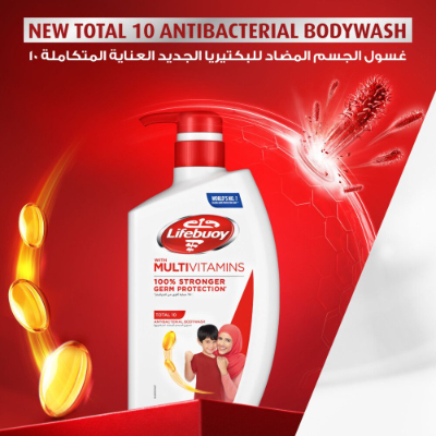 LIFEBUOY BODY WASH 250 ML TOTAL PROTECT