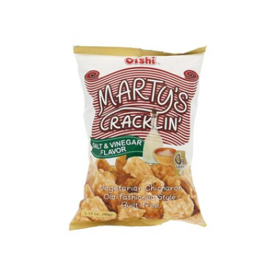 OISHI SALT AND VINEGAR CHIPS SNACKS, 100G
