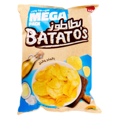 BATATO''S SALT & VINEGAR CHIPS, 167G