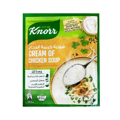 KNORR CREAM OF CHICKEN INSTANT SOUP, 65G