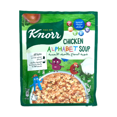 KNORR ALPHABET CHICKEN SOUP, 50G