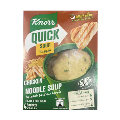 KNORR CHICKEN NOODLE INSTANT SOUP, 60G