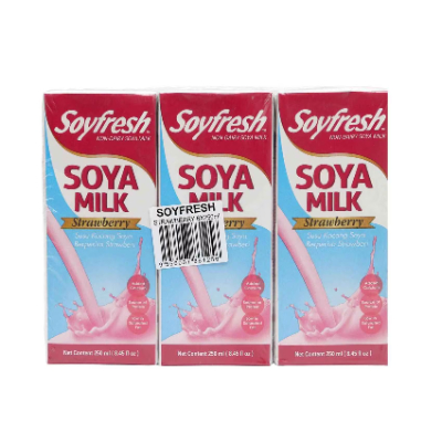 SOYFRESH SOYA MILK STRAWBERRY 6X250ML