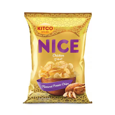 NICE LIGHTLY SALTED POTATO CHIPS, 80G