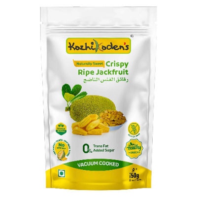 KOZHIKODEN'S RIPE JACK FRUIT CHIPS, 50G