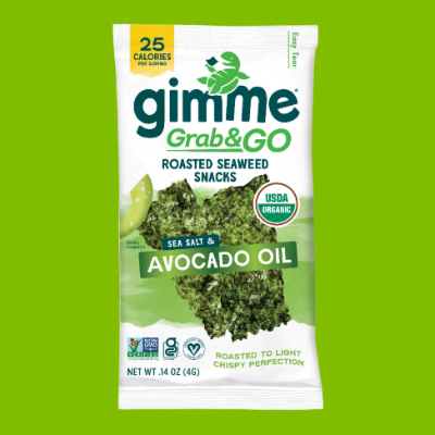 GAE SANG AVOCADO OIL SEAWEED SNACKS, 12X4G