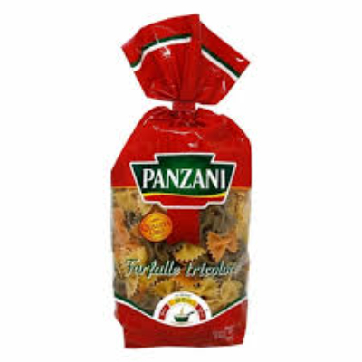 PANZANI FARFALLE TRICOLORE TOMATO & SPINACH 500 G