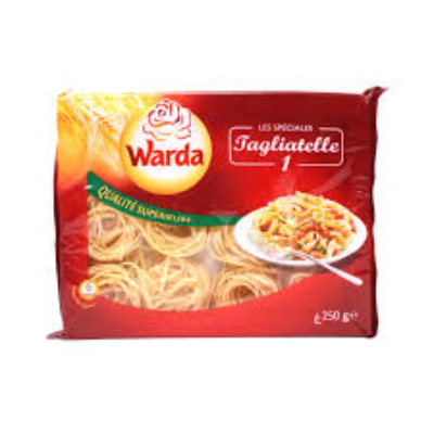 WARDA TAGLIATELLE PASTA  NO.2, 250G