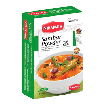 NIRAPARA SAMBAR POWDER 200 G