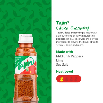 TAJIN FRUIT WITH LIME SEASONING, 5OZ